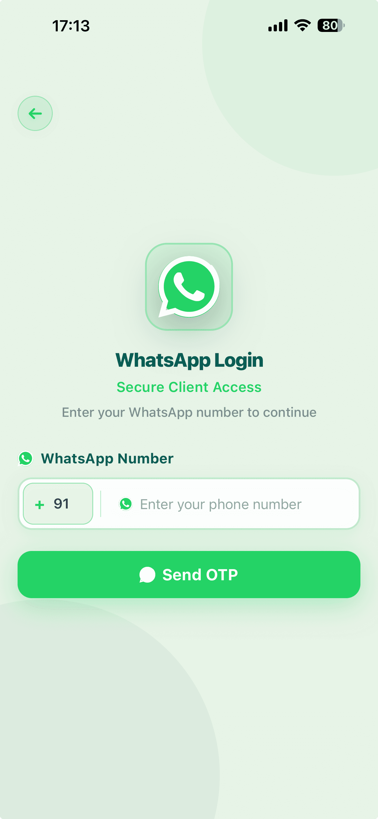 WhatsApp Secure Login