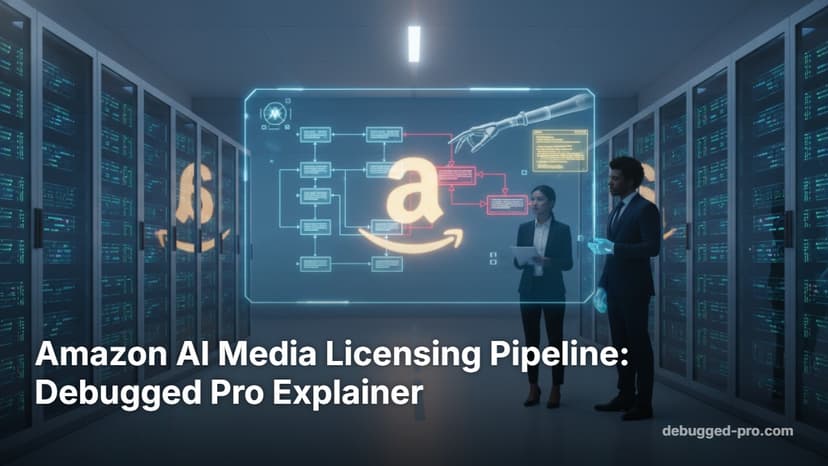 Amazon AI Media Licensing Pipeline: Debugged Pro Explainer